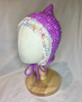 Lilac Pixie Hat