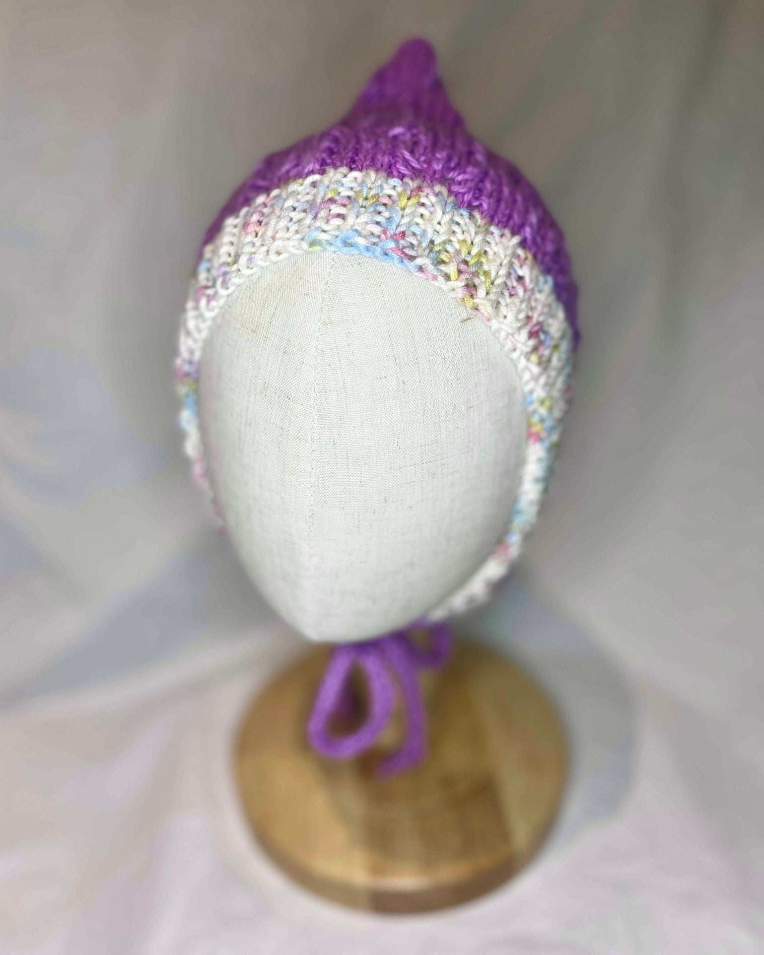 Lilac Pixie Hat