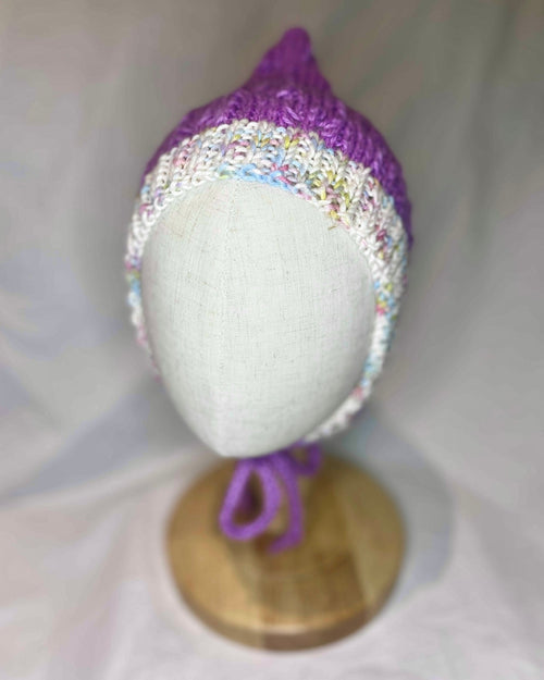 Lilac Pixie Hat