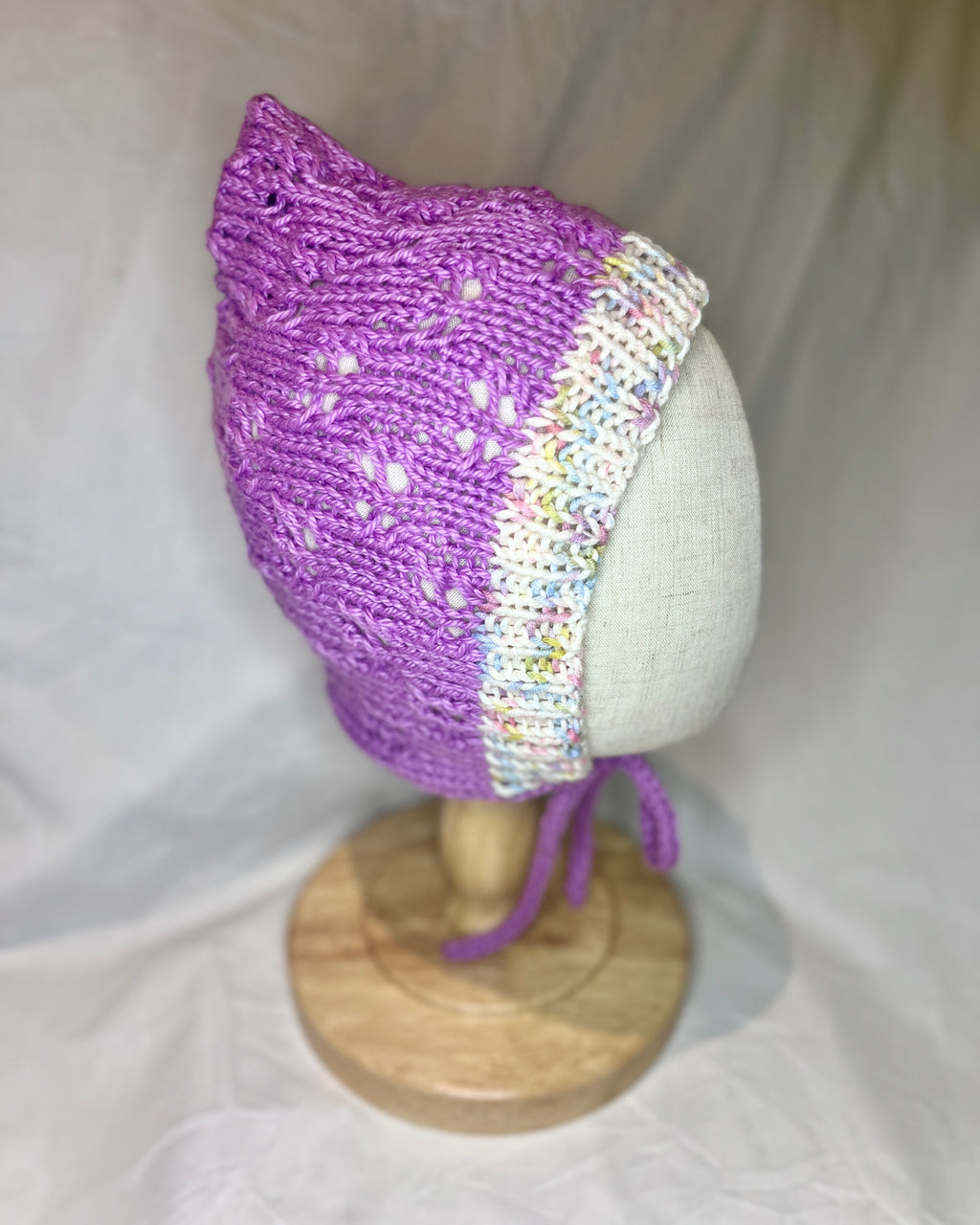 Lilac Pixie Hat