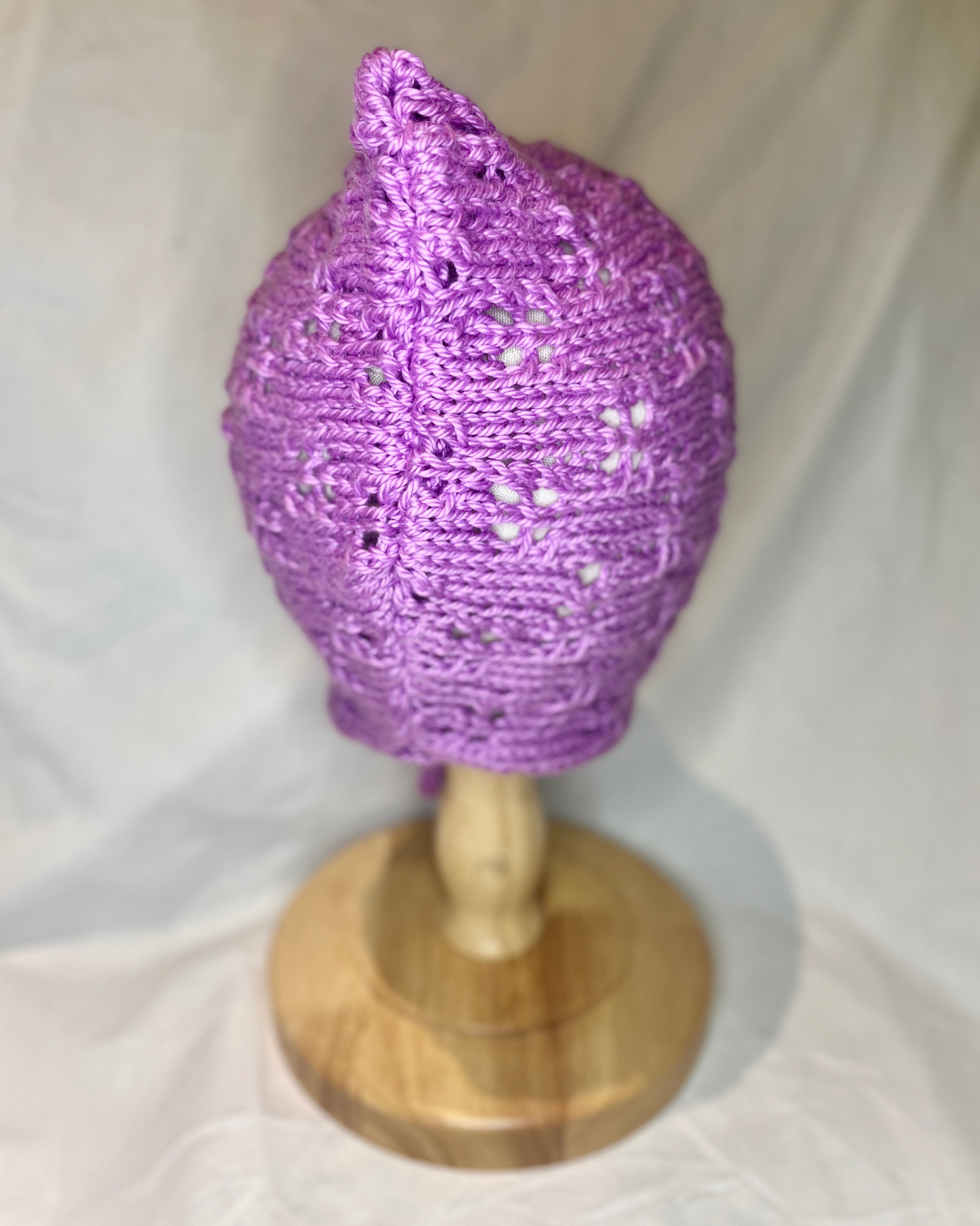 Lilac Pixie Hat