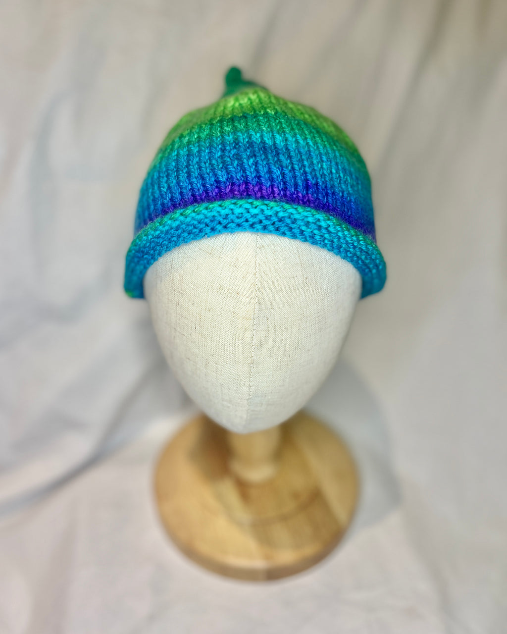 Blue Lagoon Top Knot Hat