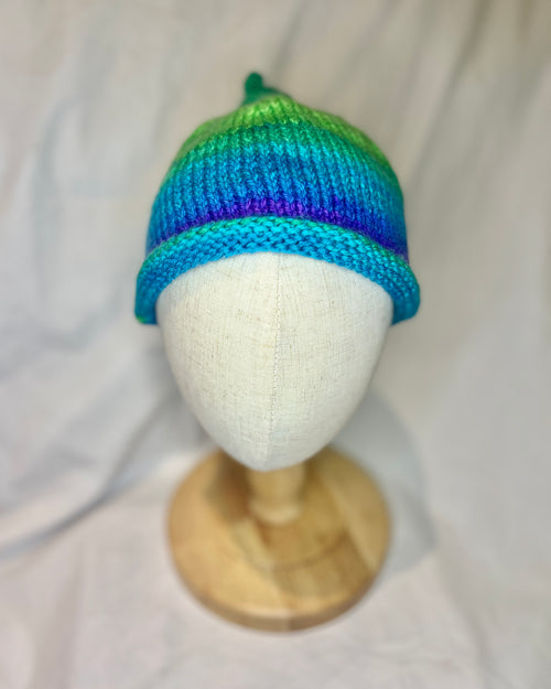 Blue Lagoon Top Knot Hat