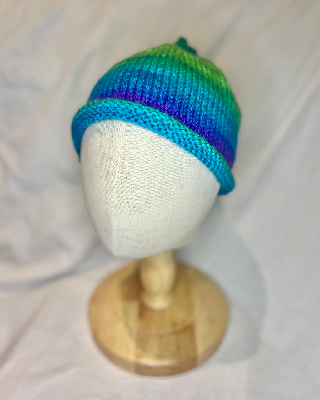 Blue Lagoon Top Knot Hat