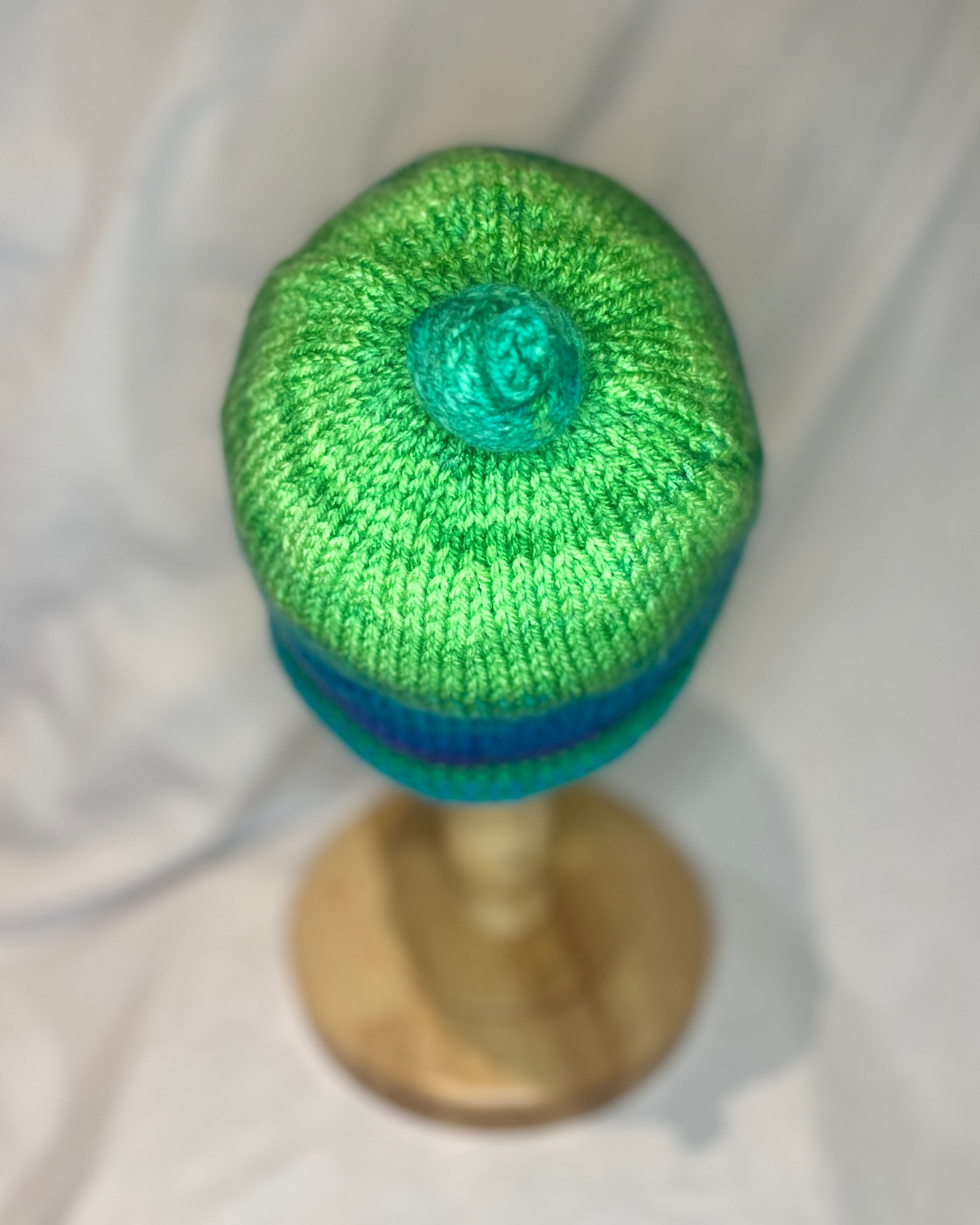 Blue Lagoon Top Knot Hat